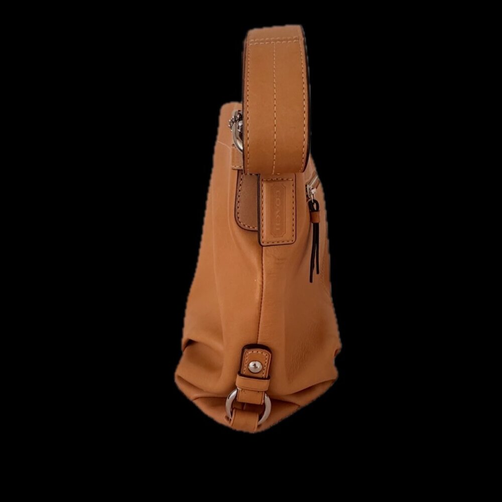 Coach Camel Leather Convertible Hobo bag F15064 - Picture 5 of 16